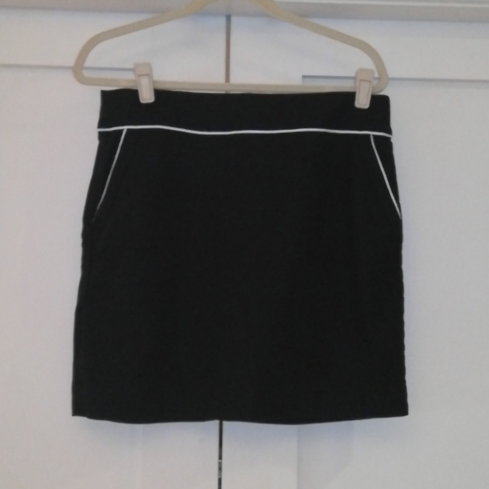 Black & White LOFT Skirt